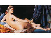 pgm dis 02 dominique ingres la grande odalisque stampa artistica 80x60cm | Yourdecoration.it