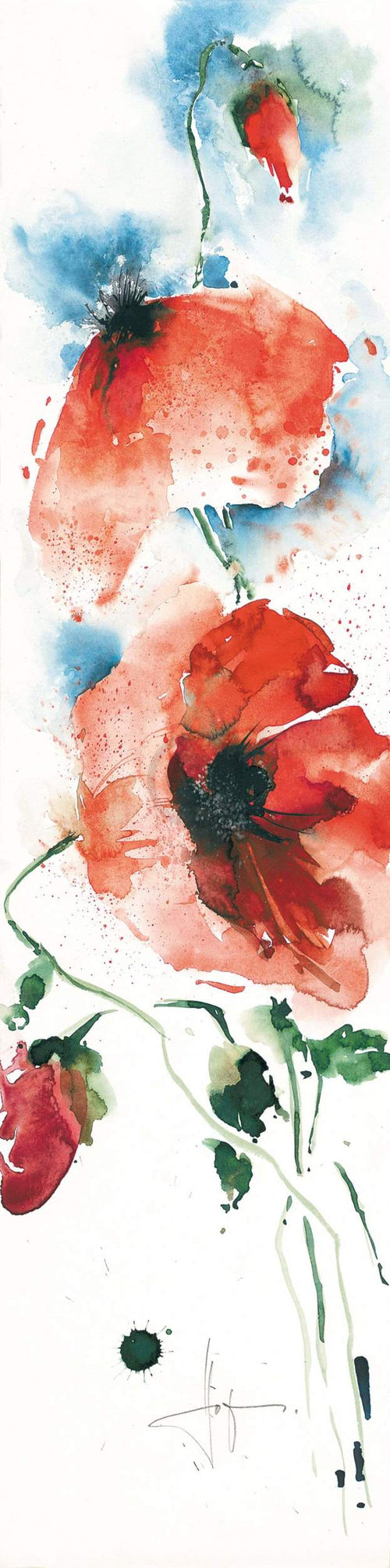 pgm eho 01 ekkehard hofmann mohn i stampa artistica 20x99cm | Yourdecoration.it