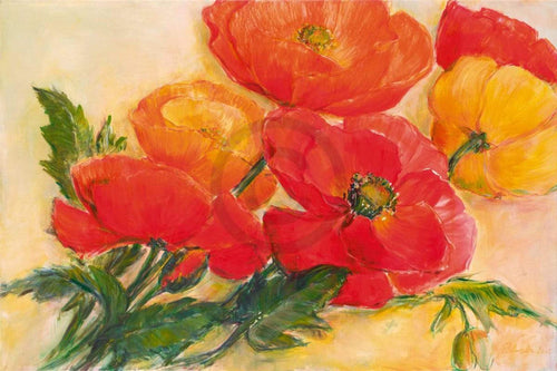 pgm eks 07 elisabeth krobs splendid poppies stampa artistica 100x70cm | Yourdecoration.it