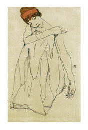 pgm esc 06 egon schiele die tanzerin art print 50x70cm | Yourdecoration.it