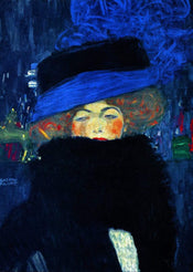 pgm gk 08 gustav klimt lady with hat stampa artistica 50x70cm b14189de d3db 4e49 af37 ed189046c388 | Yourdecoration.it