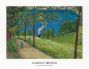 pgm gm 31 gabriele munter der letzte schnauferlzug 1924 stampa artistica 90x70cm | Yourdecoration.it