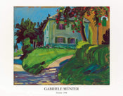 pgm gm 32 gabriele munter sommer 1908 haus mit apfelbaum stampa artistica 90x70cm | Yourdecoration.it