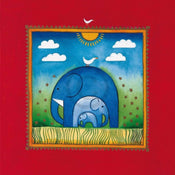 pgm led 46 linda edwards three little elephants stampa artistica 40x40cm 778c884d f7b7 4724 9906 56ca696b5fd1 | Yourdecoration.it