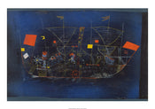 pgm pk 584 paul klee abenteuerschiff stampa artistica 100x70cm | Yourdecoration.it