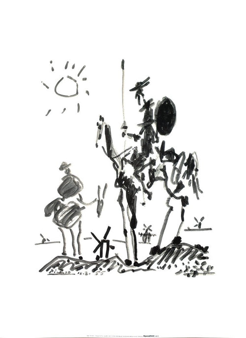 pgm pp 608 pablo picasso don quixote stampa artistica 60x50cm.jpeg