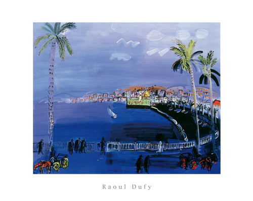 pgm rdu 647 raoul dufy baie de anges nice stampa artistica 50x40cm | Yourdecoration.it