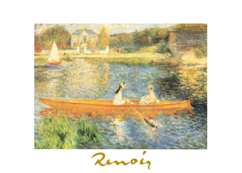 pgm ren 104 auguste renoir la senna ad asnieres stampa artistica 70x50cm | Yourdecoration.it