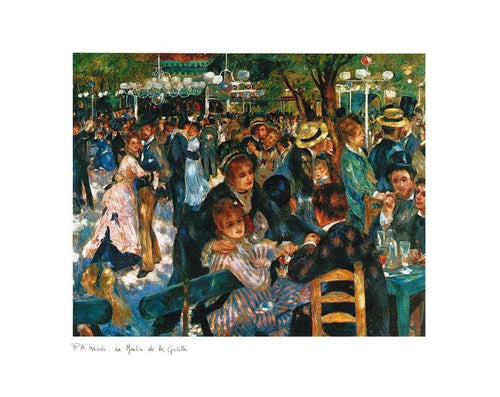 pgm ren 277 auguste renoir le moulin de la galette stampa artistica 70x50cm | Yourdecoration.it