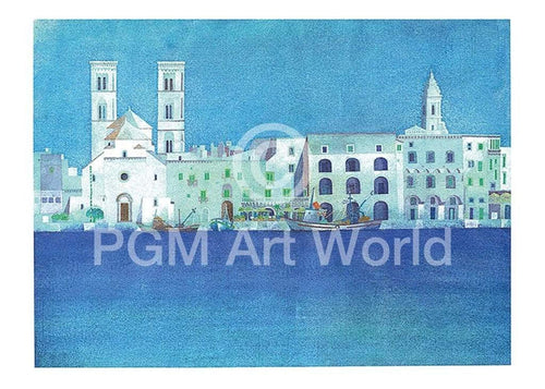 pgm rwe 8805 ralf westphal weisse hafenstadt in apulien stampa artistica 70x50cm d55f0e2e 58ad 4836 862a 3338341bf529 | Yourdecoration.it