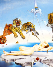 pgm sd 291 salvador dali une seconde avant leveil stampa artistica 60x80cm | Yourdecoration.it