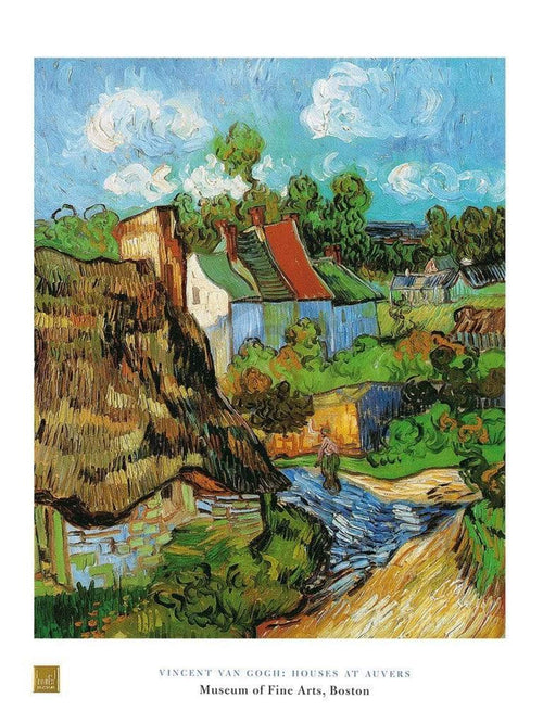 pgm vv 101 vincent van gogh houses at auvers stampa artistica 60x80cm 36428655 3da4 4961 9f7e 93434a239a5a | Yourdecoration.it