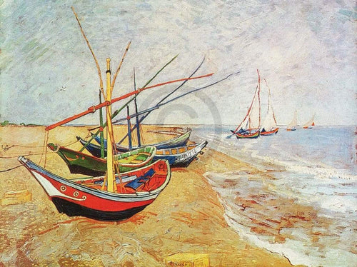 pgm vv 802 vincent van gogh barche sulla spiaggia stampa artistica 80x60cm 2492d380 5047 4f01 85cc 67272b292fc5 | Yourdecoration.it