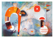 pgm wk 516 wassily kandinsky rond et pointu stampa artistica 100x70cm 3d48f1e9 8a6d 492c 8d32 7bc480896982 | Yourdecoration.it