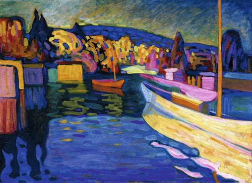 pgm wk 71 wassily kandinsky herbstlandschaft mit booten stampa artistica 80x60cm d785030b d597 40ca b6cf ceba1c81ca92 | Yourdecoration.it