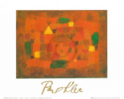 pgm x 326 paul klee paesaggio al tramonto 1923 stampa artistica 30x24cm 39cee46d 6abd 44b1 b642 752bcfee7861 | Yourdecoration.it