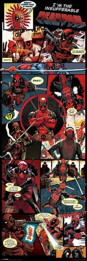 Pyramid Deadpool Panels Poster 53x158cm | Yourdecoration.it