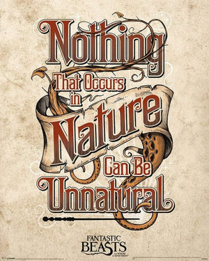 Pyramid Fantastic Beasts Unnatural Poster 40x50cm | Yourdecoration.it