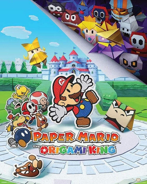 Pyramid Paper Mario The Origami King Poster 40x50cm | Yourdecoration.it