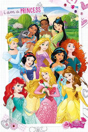 Pyramid Disney Princess I am a Princess Poster 61x91,5cm | Yourdecoration.it