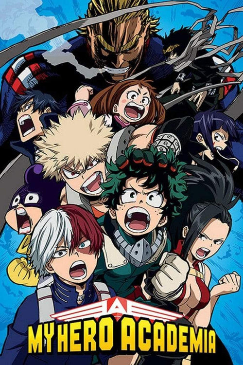 Pyramid My Hero Academia Cobalt Blast Group Poster 61x91,5cm | Yourdecoration.it