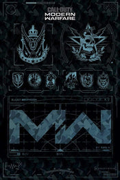 Pyramid Call of Duty Modern Warfare Fractions Poster 61x91,5cm | Yourdecoration.it