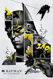 Pyramid Batman 80th Anniversary Poster 61x91,5cm | Yourdecoration.it