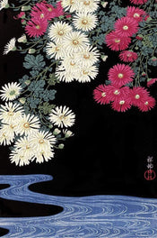 Pyramid Ohara Koson Chrysanthemum and Running Water Poster 61x91,5cm | Yourdecoration.it