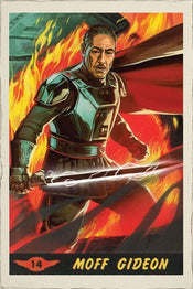 Pyramid Star Wars The Mandalorian Moff Gideon Card Poster 61x91,5cm | Yourdecoration.it