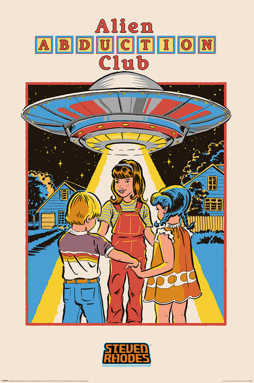 Pyramid PP35013 Steven Rhodes Alien Abduction Club Poster | Yourdecoration.it