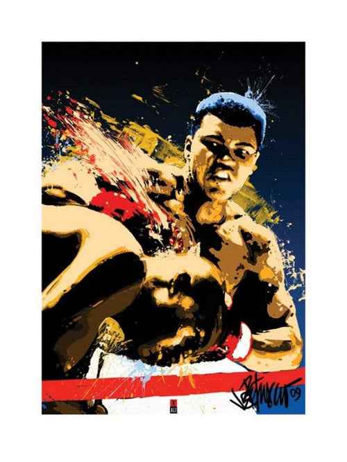 pyramid ppr40111 muhammad ali sting petruccio stampa artistica 60x80cm | Yourdecoration.it