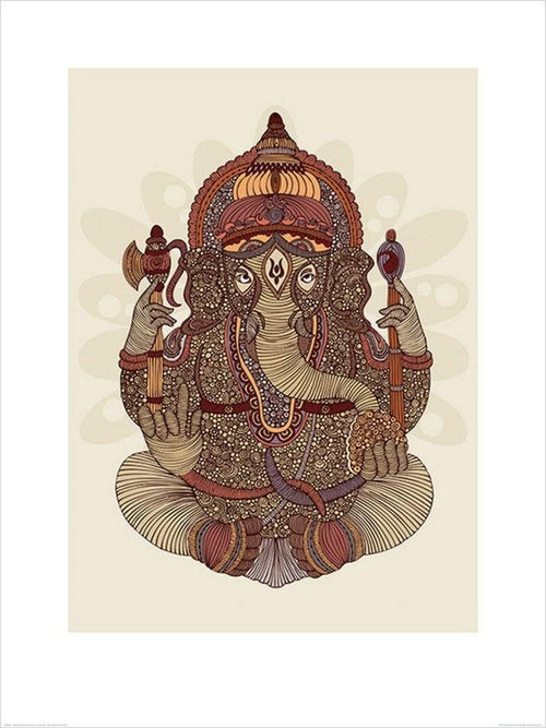 pyramid ppr40258 valentina ramos ganesha stampa artistica 60x80cm | Yourdecoration.it