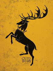 pyramid ppr40489 game of thrones baratheon stampa artistica 60x80cm | Yourdecoration.it