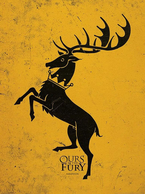 pyramid ppr40489 game of thrones baratheon stampa artistica 60x80cm | Yourdecoration.it