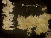 pyramid ppr40495 game of thrones westeros and essos antique map stampa artistica 60x80cm | Yourdecoration.it