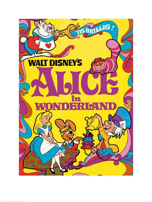 pyramid ppr40504 alice in wonderland 1974 stampa artistica 60x80cm | Yourdecoration.it