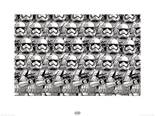 pyramid ppr40637 star wars episode vii stormtrooper pencil art stampa artistica 60x80cm | Yourdecoration.it