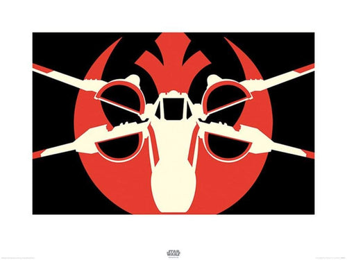 pyramid ppr40641 star wars episode vii xwing pop art stampa artistica 60x80cm | Yourdecoration.it