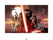 pyramid ppr40644 star wars episode vii galaxy stampa artistica 60x80cm | Yourdecoration.it