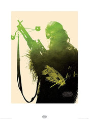 pyramid ppr40649 star wars episode vii chewbacca tri stampa artistica 60x80cm | Yourdecoration.it