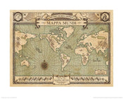 pyramid ppr43502 fantastic beasts mappa mundi stampa artistica 40x50cm | Yourdecoration.it