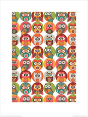 pyramid ppr44082 valentina ramos owls family stampa artistica 30x40cm | Yourdecoration.it