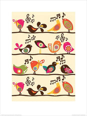 pyramid ppr44083 valentina ramos singing birds stampa artistica 30x40cm | Yourdecoration.it