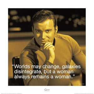 pyramid ppr45293 star trek james t kirk iquote stampa artistica 40x40cm | Yourdecoration.it