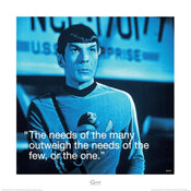 pyramid ppr45294 star trek spock iquote stampa artistica 40x40cm | Yourdecoration.it