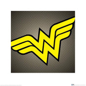 pyramid ppr45382 dc comics wonder woman symbol stampa artistica 40x40cm | Yourdecoration.it