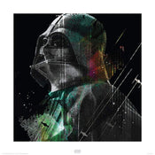 pyramid ppr45670 star wars rogue one darth vader lines stampa artistica 40x40cm | Yourdecoration.it