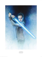 pyramid ppr51028 star wars the last jedi rey lightsaber guard stampa artistica 60x80cm | Yourdecoration.it