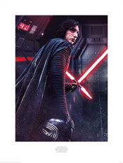 pyramid ppr51033 star wars the last jedi kylo ren rage stampa artistica 60x80cm | Yourdecoration.it