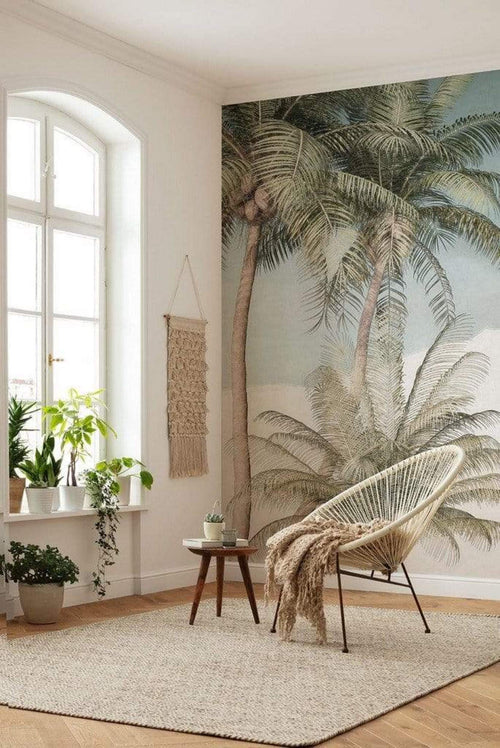 R2 003 Komar Palm Oasis Carta Da Parati In Tessuto Non Tessuto 200X280cm 2 Strisce Ambiente_9D8C7083 7F57 43Ab 9F4E B540D678656C | Yourdecoration.it